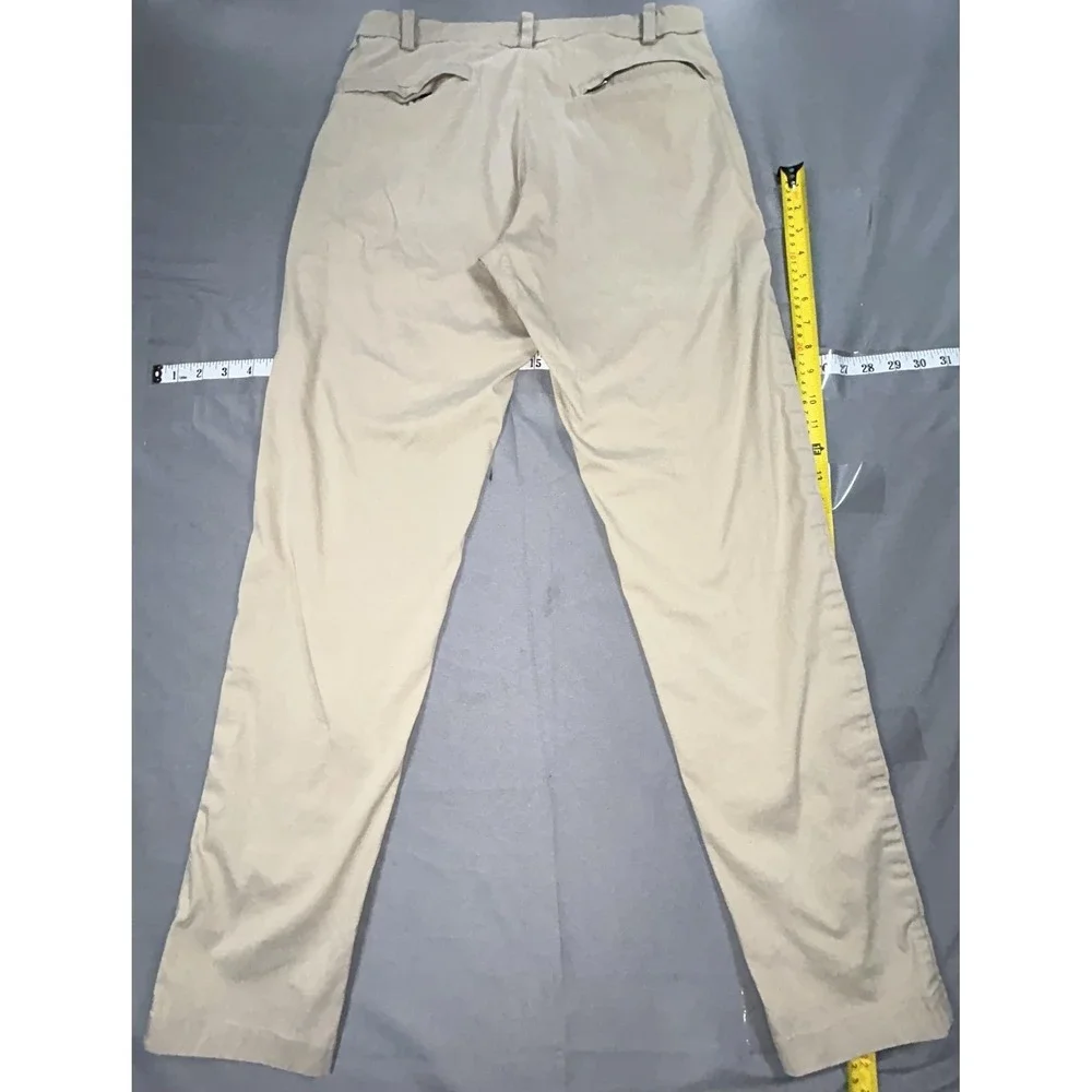 Lululemon Pants Mens 30x30 Beige Stretch Chino Casual Slim Straight Leg Twill